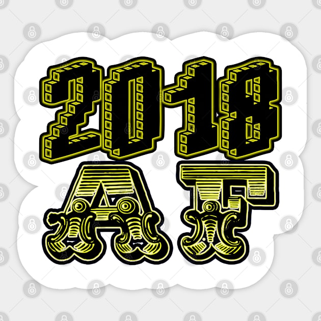 2018 AF Sticker by iskybibblle